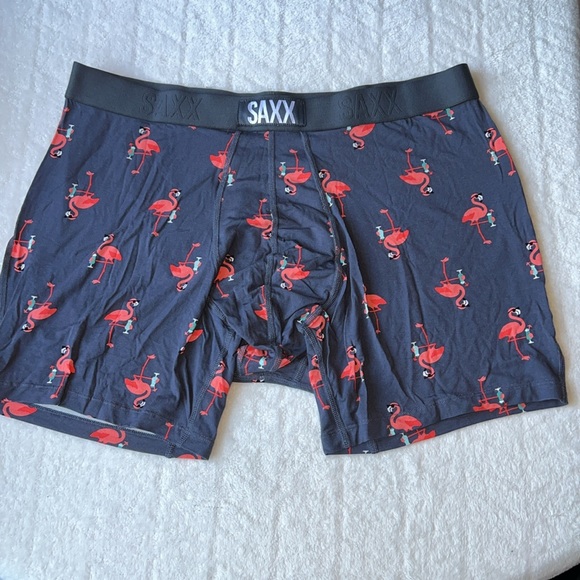 SAXX Ballpark Vibe Super Soft Flamingo Boxer Brief - Picture 3 of 10